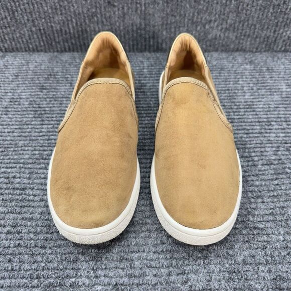 UGG Cas Suede Sneakers Shoes Womens 7.5 Tan Caramel Slip On Metallic 1019217 - Picture 4 of 11